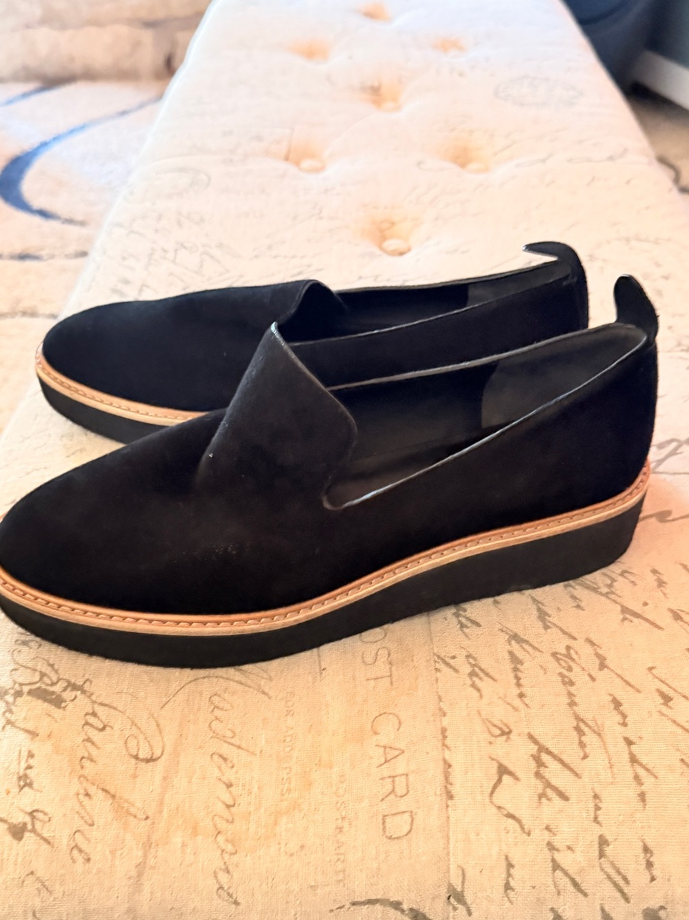 New Vince Sanders loafers black